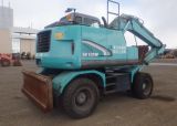  Xe đào bánh lốp Kobelco SK125W-3 