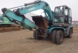  Xe đào bánh lốp Kobelco SK125W-3 