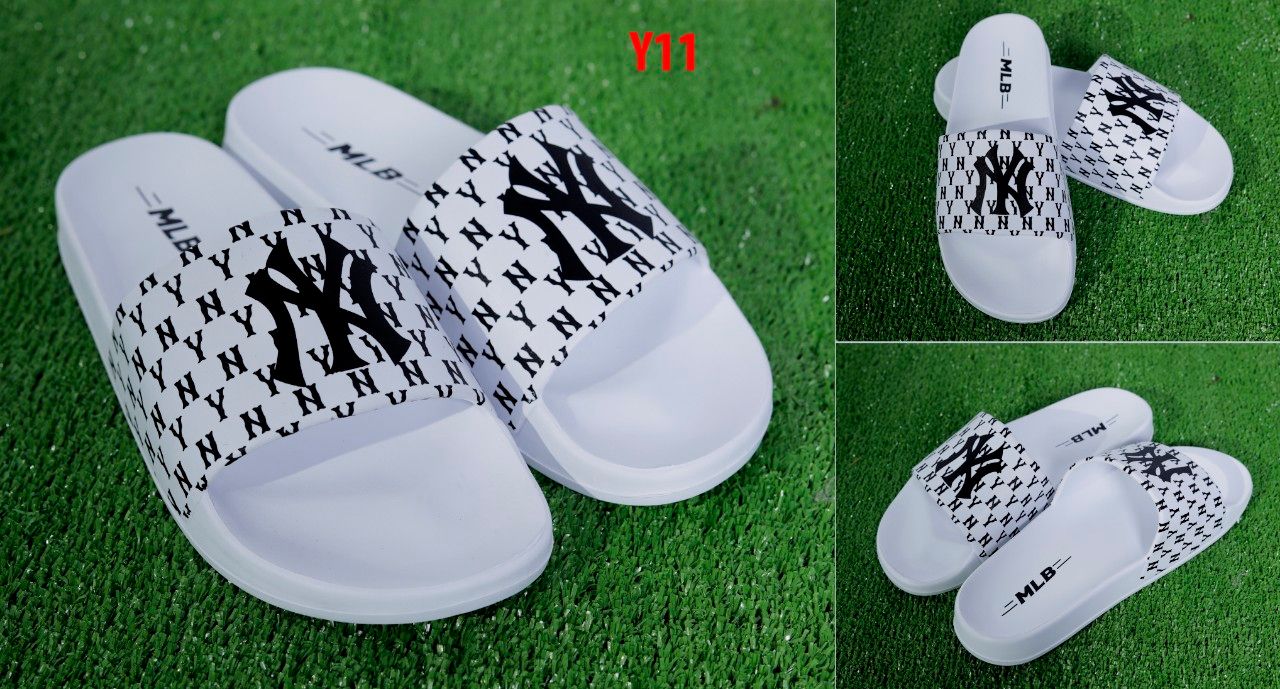 CHÍNH HÃNG DÉP MLB NỘI ĐỊA HÀN NY NAVY XANH TRẮNG LOGO MLB CHÍNH HÃNG  UNISEX NAM NỮ HÀNG CÓ SẴN  CÓ BILL MUA HÀN  Shopee Việt Nam