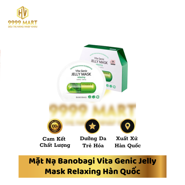 Mặt Nạ Banobagi Vita Genic Jelly Mask Relaxing Hàn Quốc – Siêu Thị Hàng ...