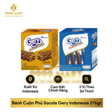  Bánh Cuộn Phủ Socola Gery Indonesia 276gr 