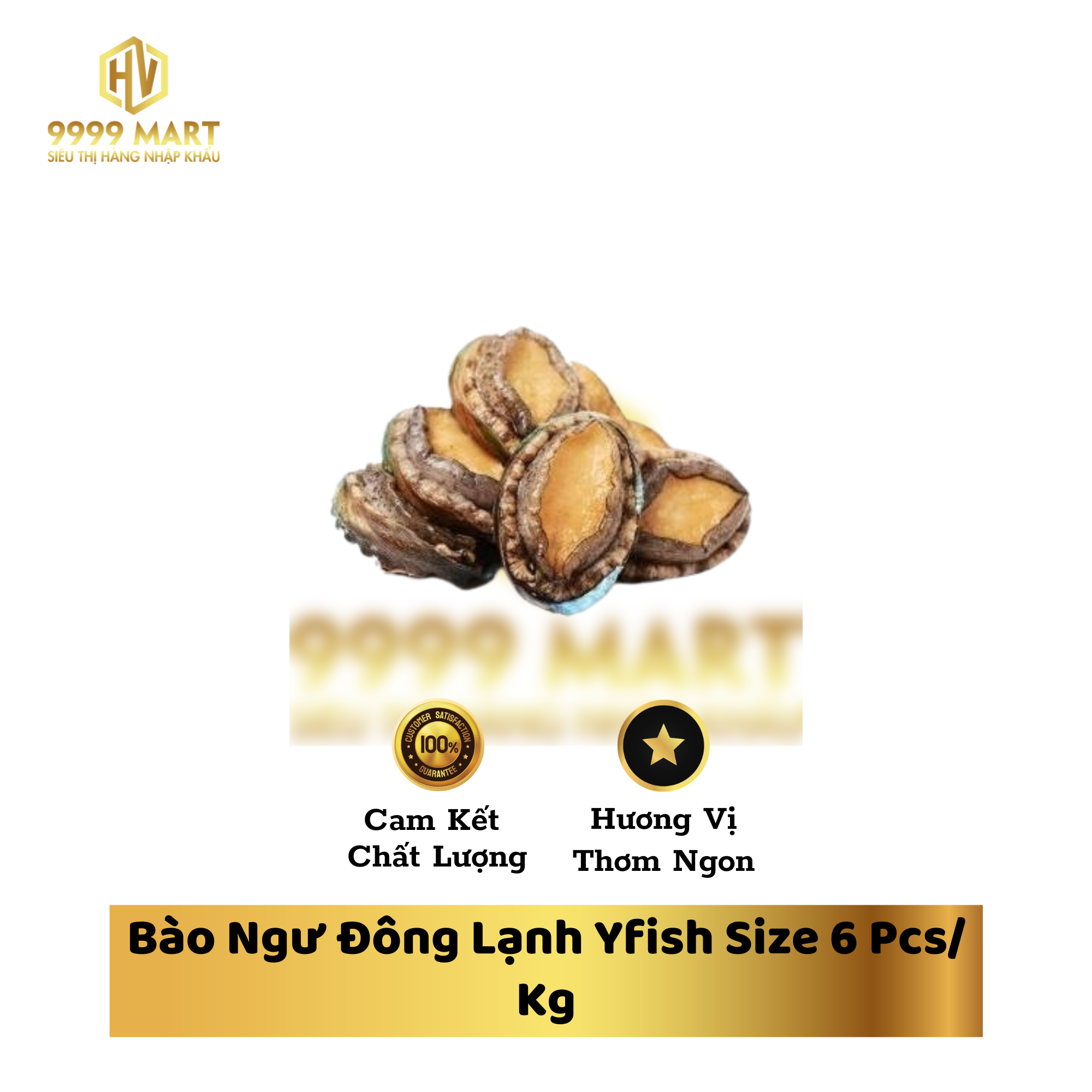  Bào Ngư Đông Lạnh Yfish Size 6 Pcs/ Kg 