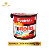  Bánh Que Chấm Nutella Mỹ 52gr 