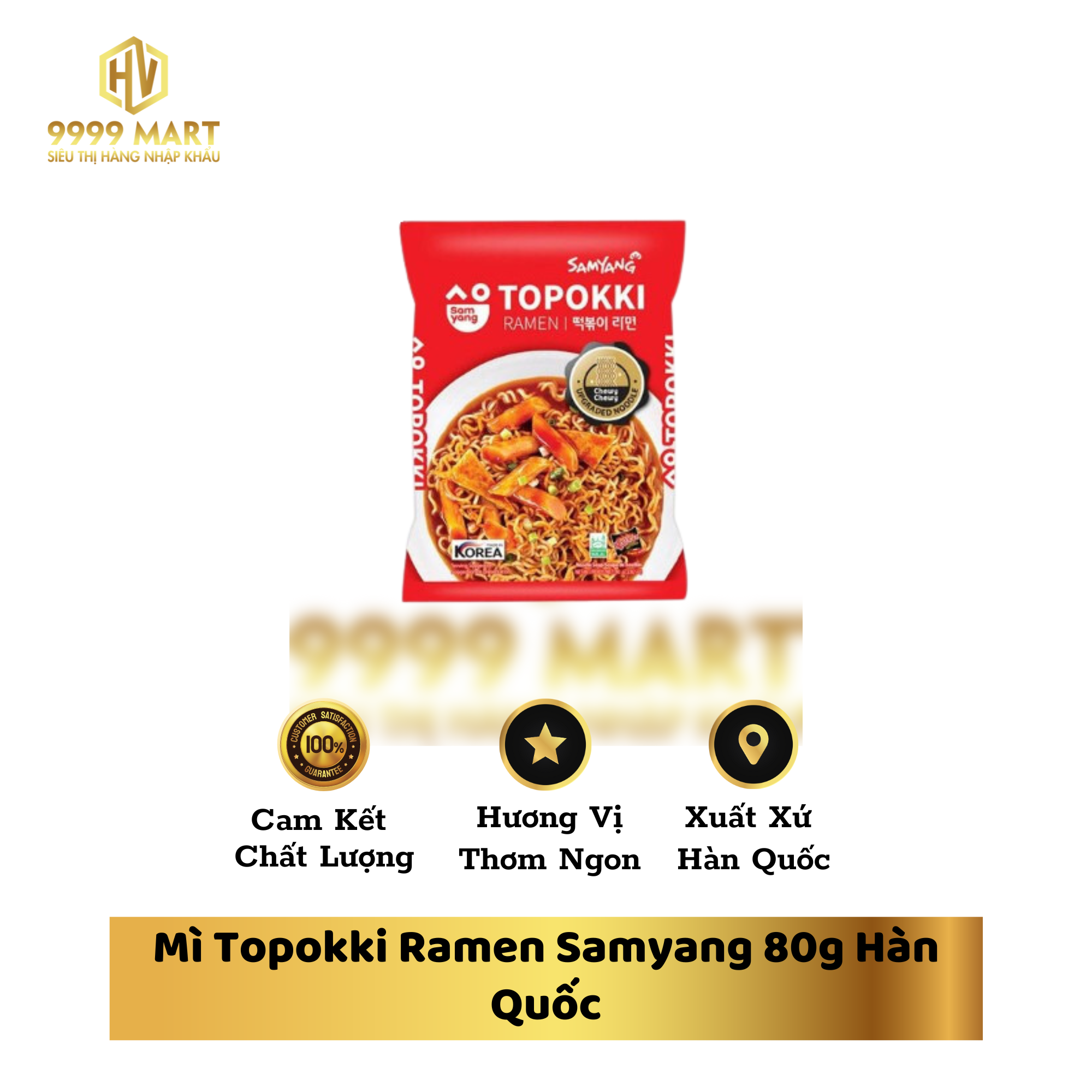  Mì Topokki Ramen Samyang 80g Hàn Quốc 