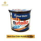  Bánh Que Chấm Nutella Mỹ 52gr 