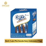  Bánh Cuộn Phủ Socola Gery Indonesia 276gr 
