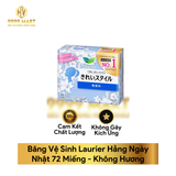  Băng Vệ Sinh Laurier Hằng Ngày Nhật 72 Miếng 