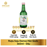  Rượu Soju Damso Hàn Quốc 360ml 