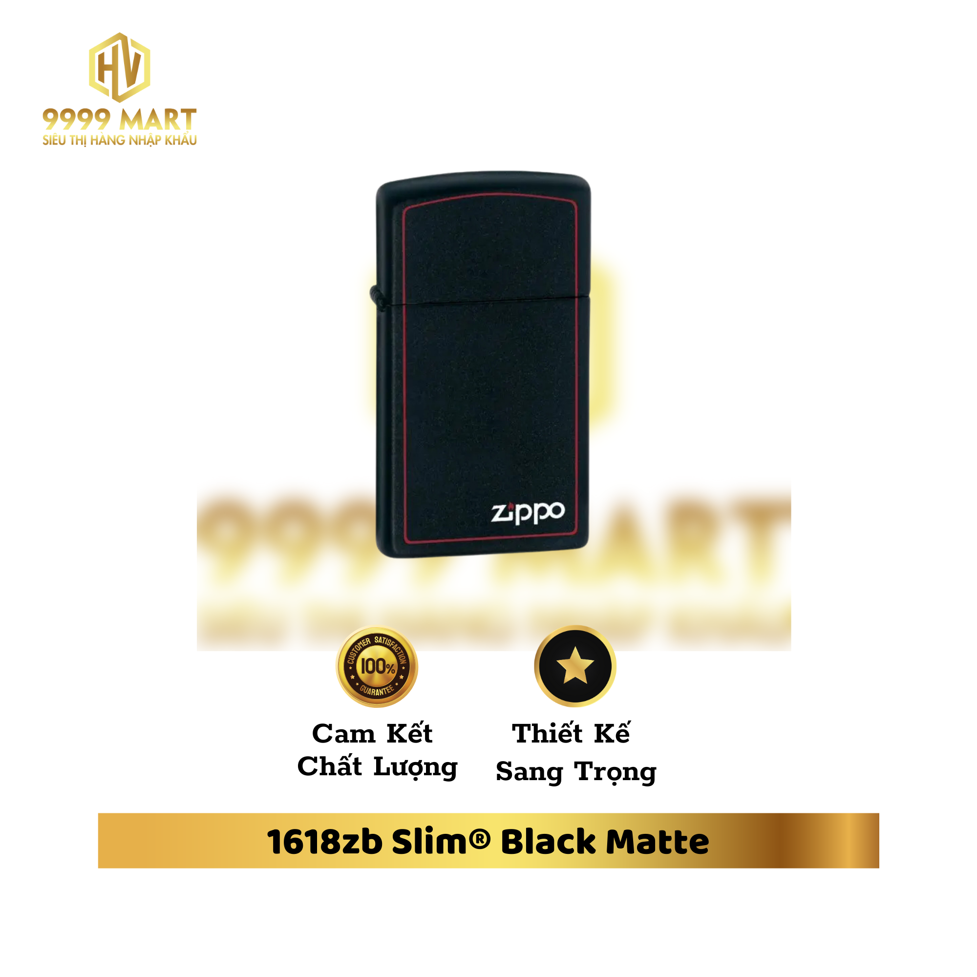  1618zb Slim® Black Matte 