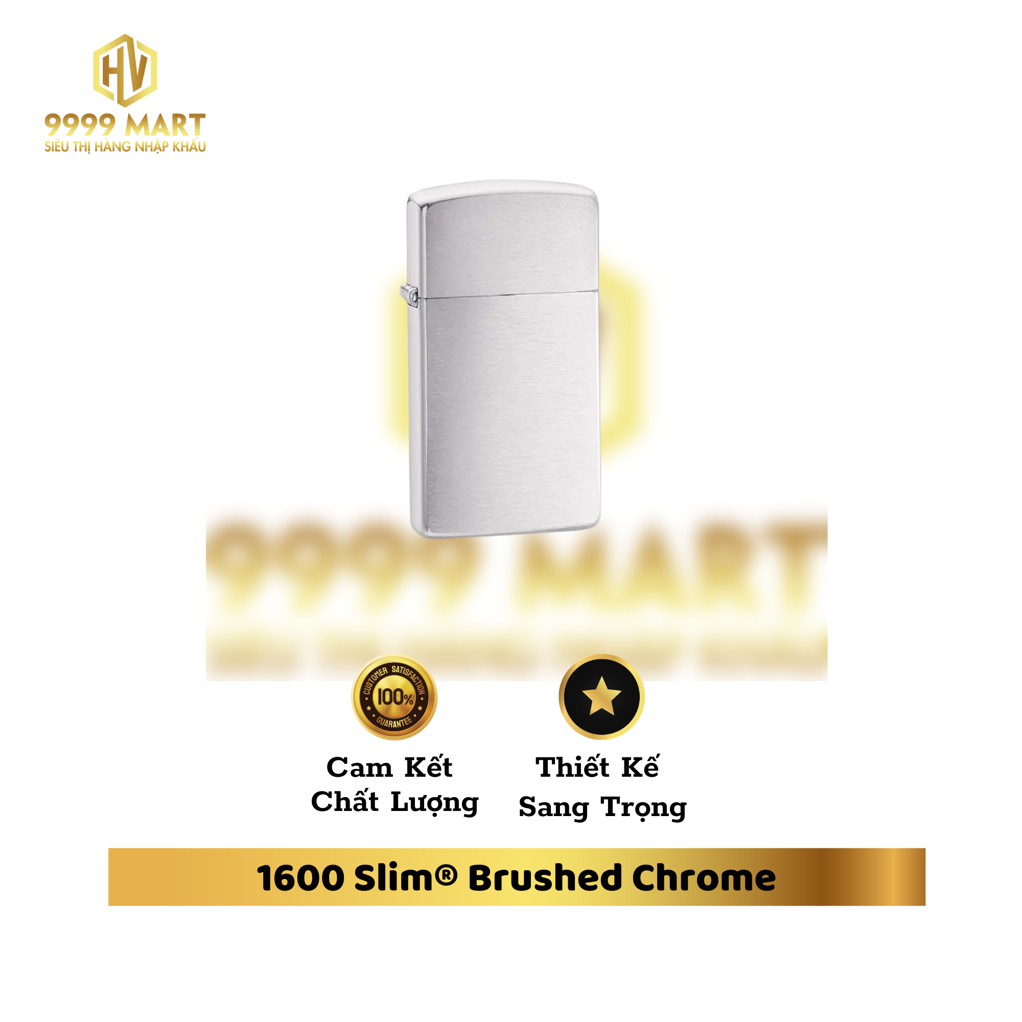  1600 Slim® Brushed Chrome 