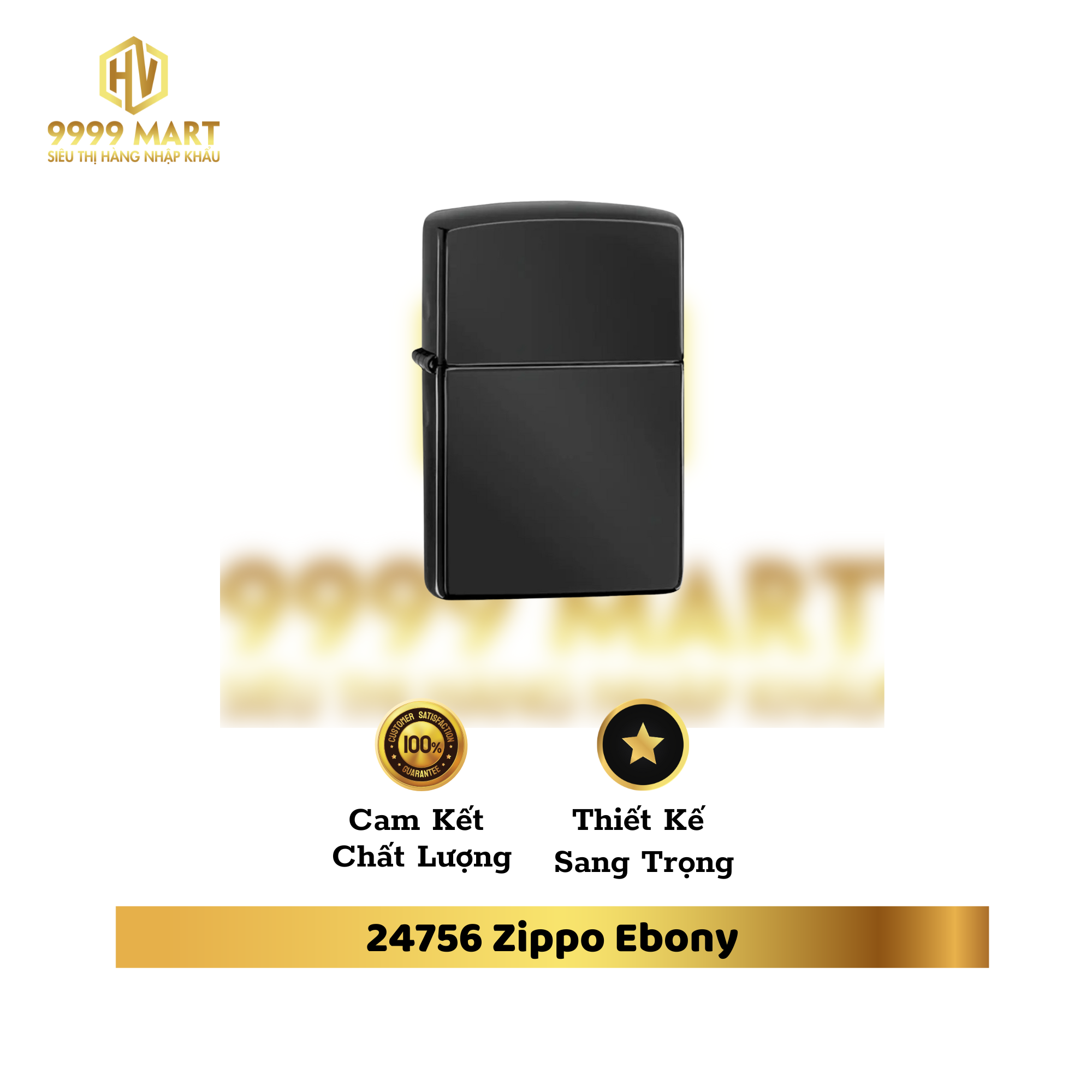  24756 Zippo Ebony 