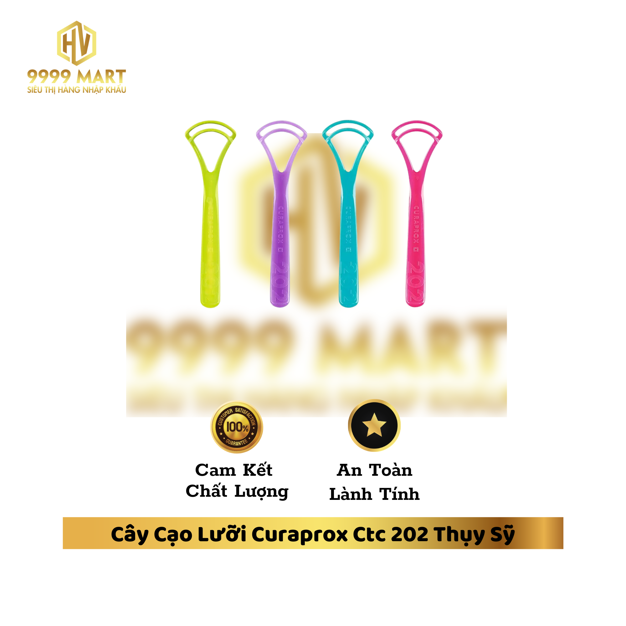  Cây Cạo Lưỡi Curaprox Ctc 202 Thụy Sỹ 