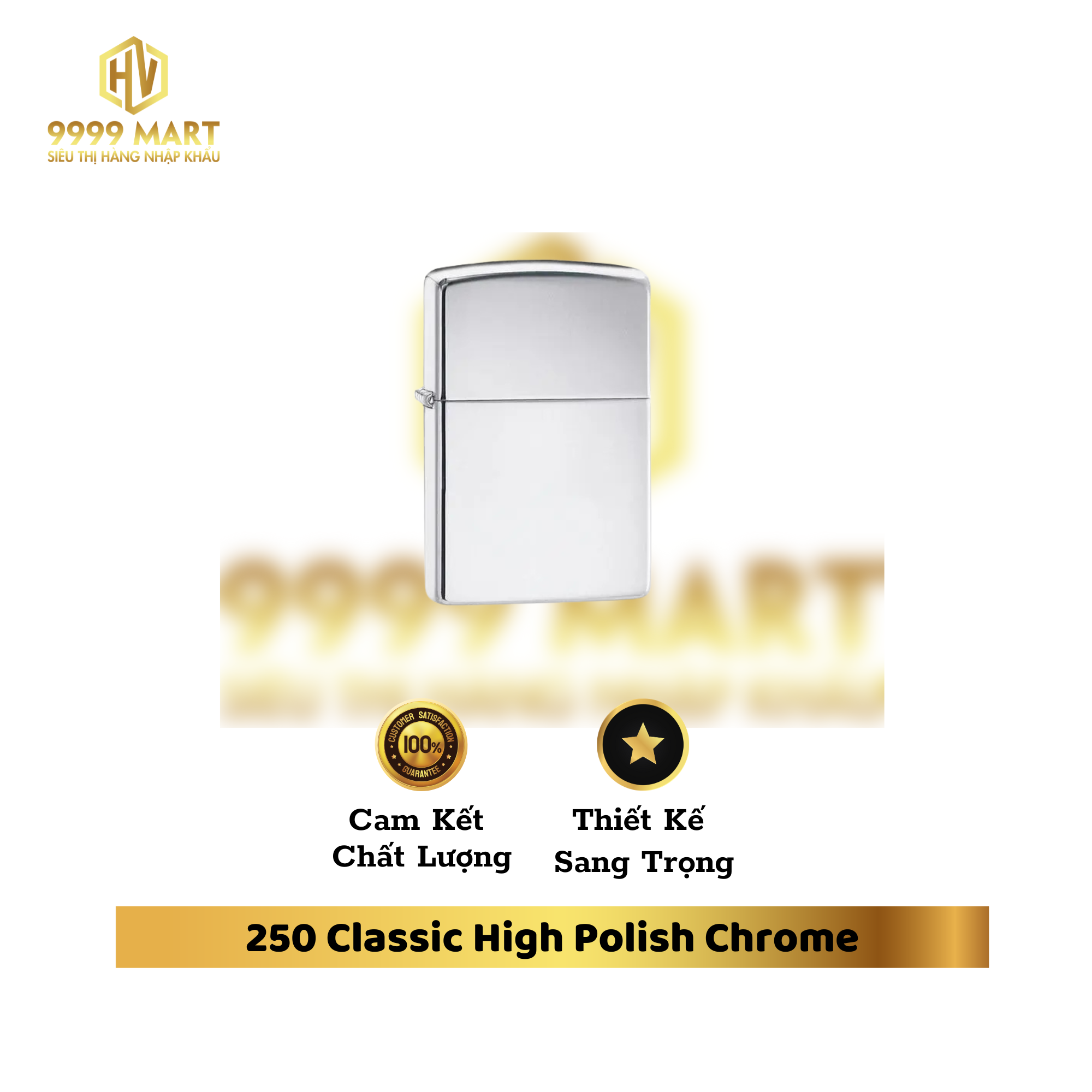  250 Classic High Polish Chrome 