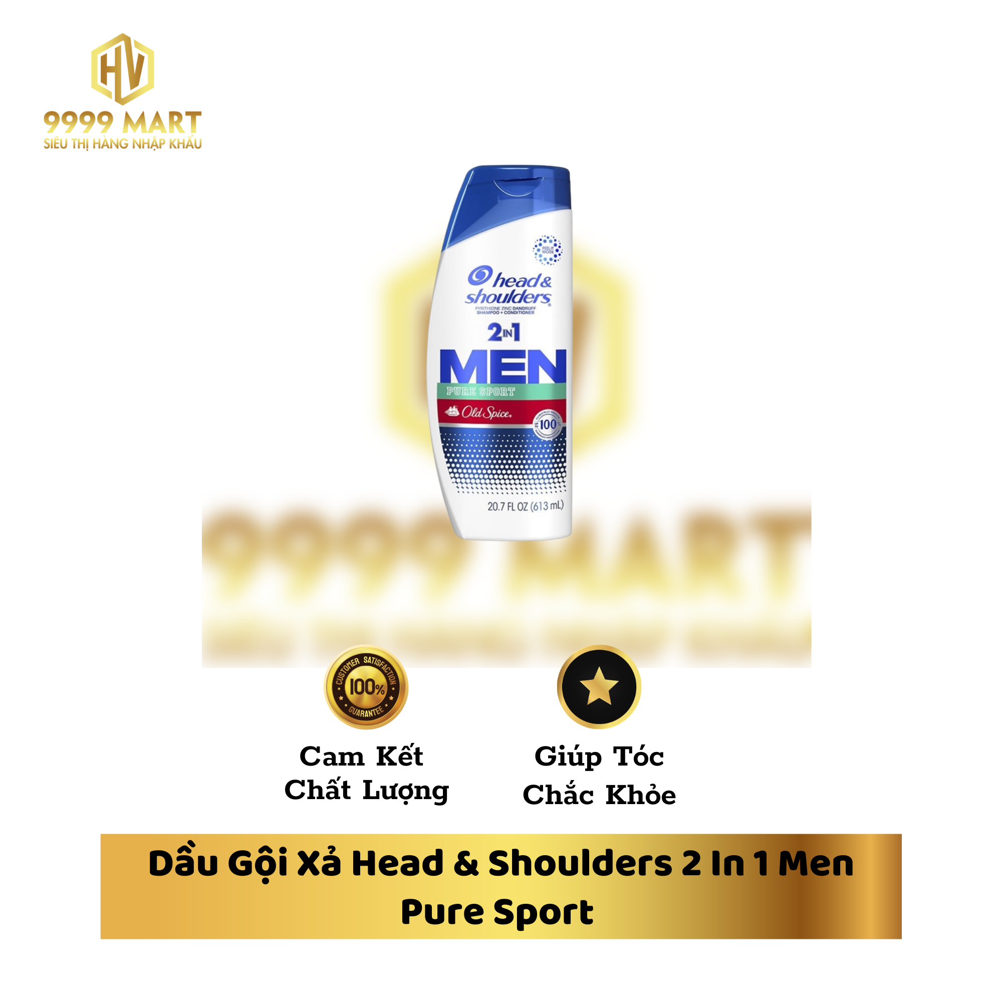  Dầu Gội Xả Head & Shoulders 2 In 1 Men Pure Sport 370ml Mỹ 