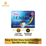  Băng Vệ Sinh Diana Sensi Cool Fresh Ban Đêm Nhật 