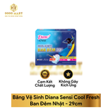  Băng Vệ Sinh Diana Sensi Cool Fresh Ban Đêm Nhật 
