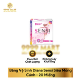  Băng Vệ Sinh Diana Sensi Siêu Mỏng Cánh 