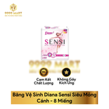  Băng Vệ Sinh Diana Sensi Siêu Mỏng Cánh 