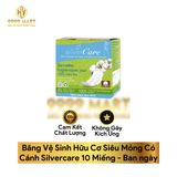  Băng Vệ Sinh Hữu Cơ Siêu Mỏng Có Cánh Silvercare 10 Miếng 