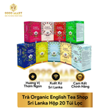  Trà Organic English Tea Shop Sri Lanka Hộp 20 Túi Lọc 