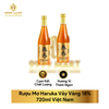  Rượu Mơ Haruka Vảy Vàng 18% 720ml Việt Nam 