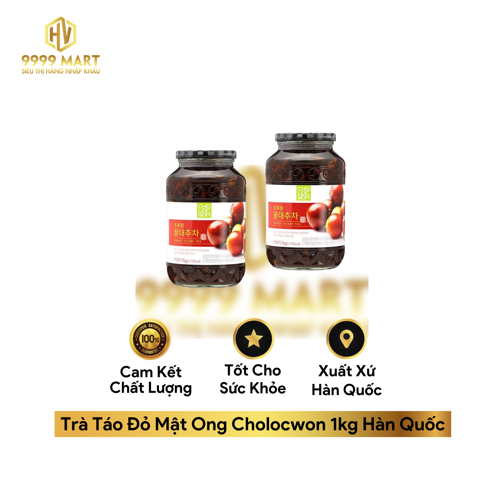 Trà Táo Đỏ Mật Ong Cholocwon 1kg Hàn Quốc 