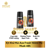  Xịt Khử Mùi Axe Fresh 150ml Mỹ 