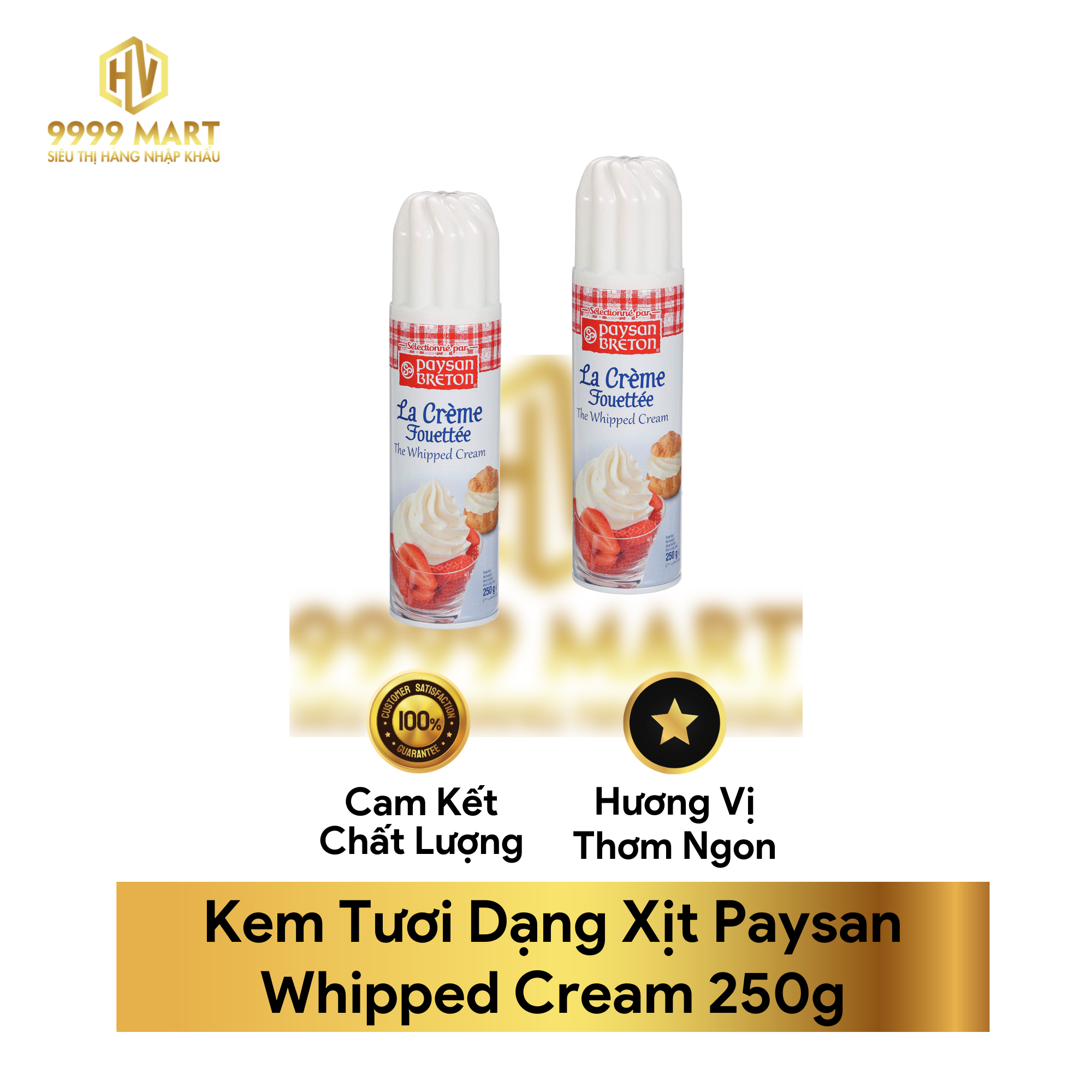  Kem Tươi Dạng Xịt Paysan Whipped Cream 250g 