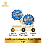  Kẹo Singum Icebreakers Sugar Free Mỹ 42gr 