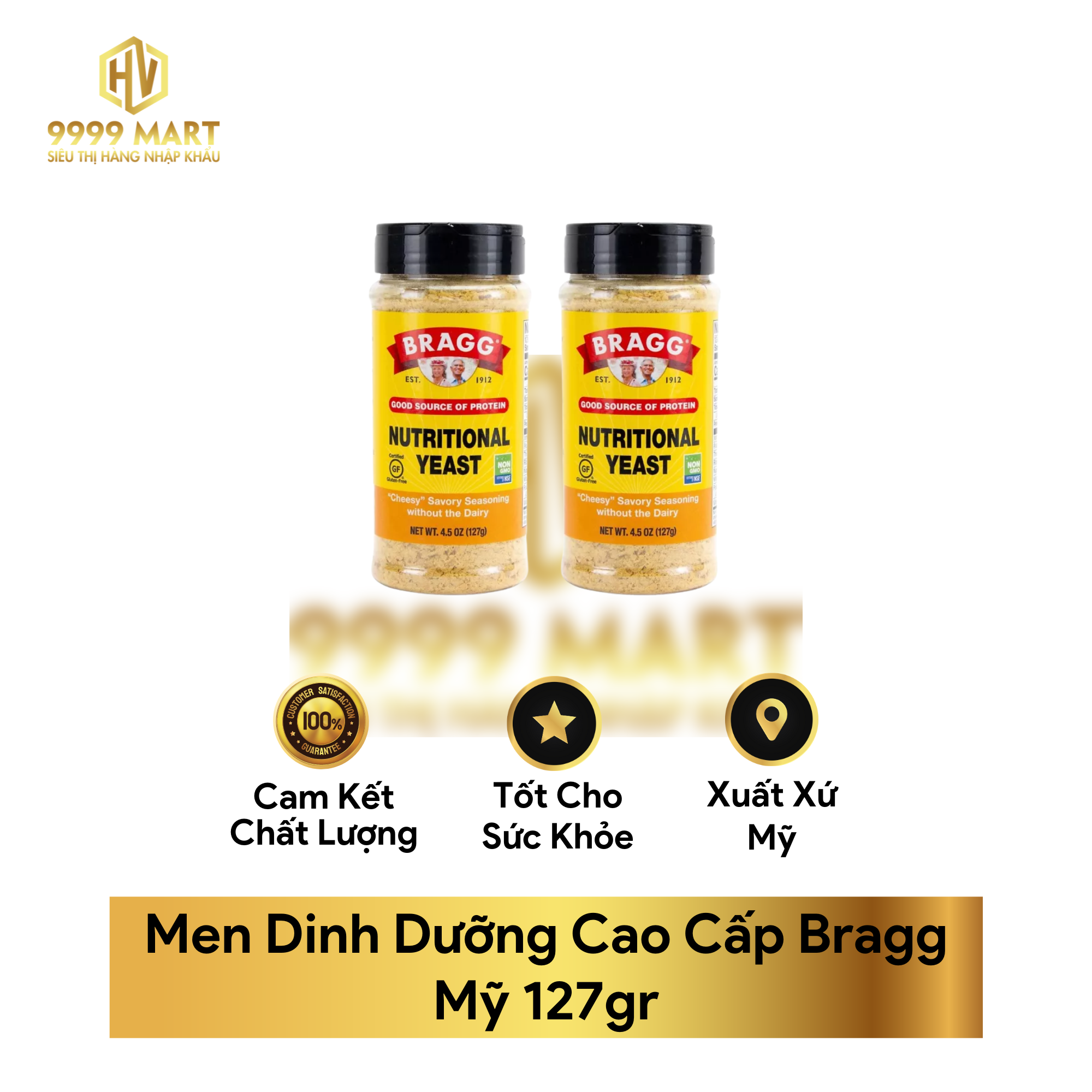  Men Dinh Dưỡng Cao Cấp Bragg Mỹ 127gr 