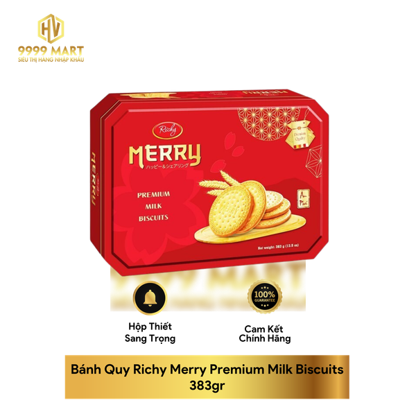 Bánh Quy Richy Merry Premium Milk Biscuits 383gr – Siêu Thị Hàng Nhập ...