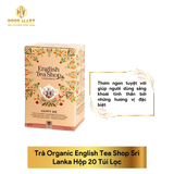  Trà Organic English Tea Shop Sri Lanka Hộp 20 Túi Lọc 