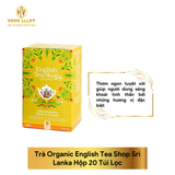  Trà Organic English Tea Shop Sri Lanka Hộp 20 Túi Lọc 