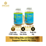  Viên Uống Dầu Cá Omega 369 Support Health Mỹ 325v 