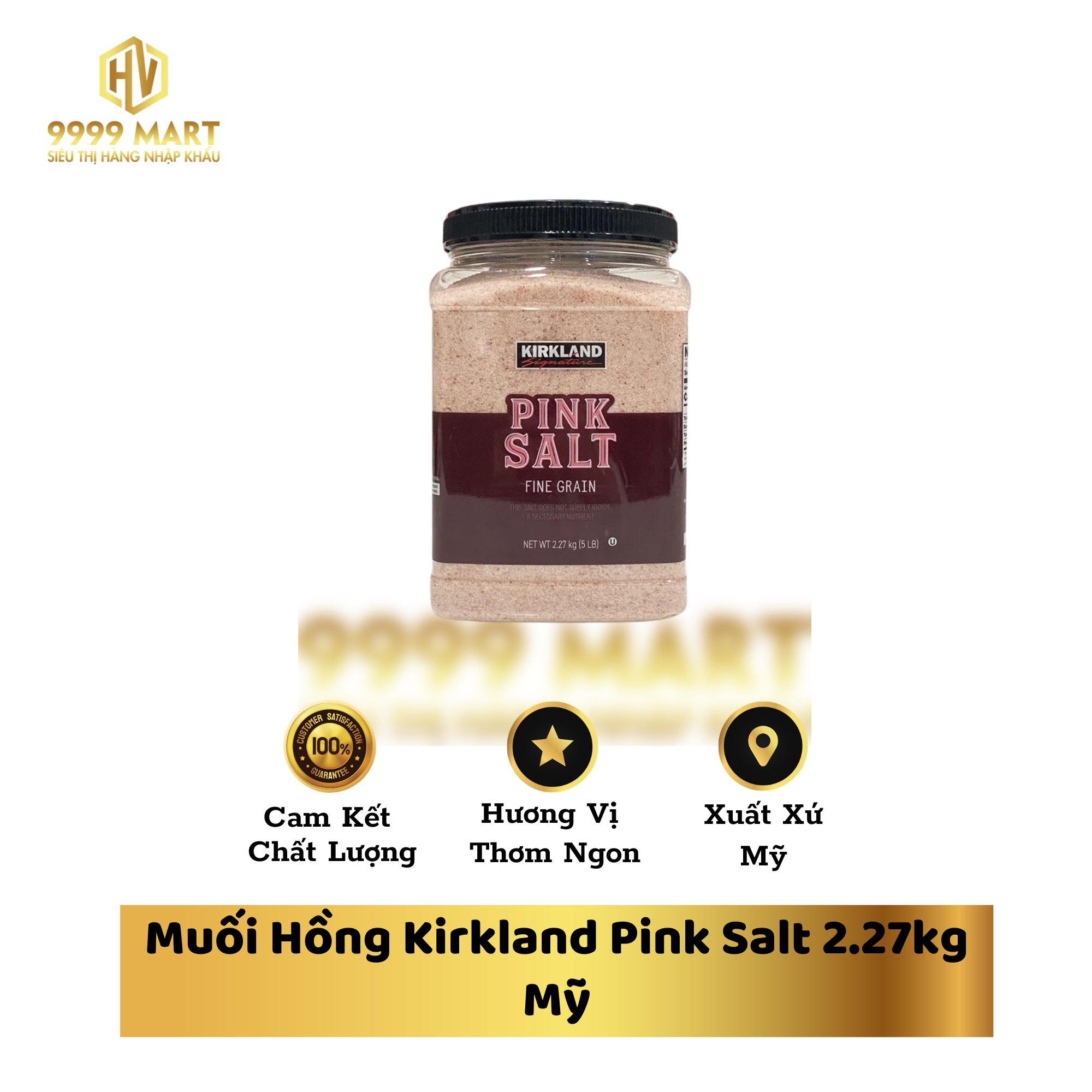  Muối Hồng Kirkland Pink Salt 2.27kg Mỹ 