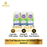  Sữa Tươi Nguyên Kem A2 200ml - New Zealand 
