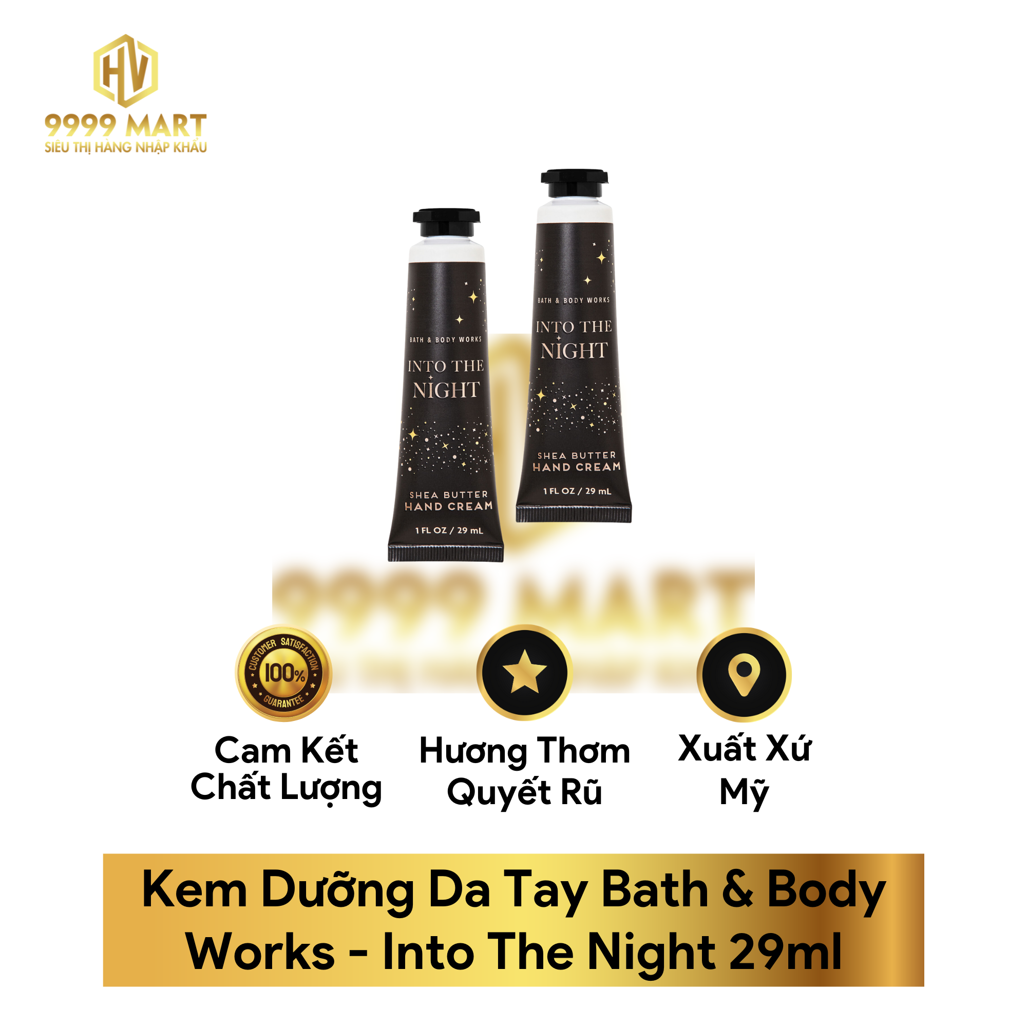  Kem Dưỡng Da Tay Bath & Body Works - Into The Night 29ml 