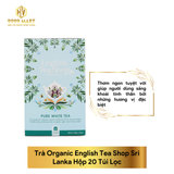  Trà Organic English Tea Shop Sri Lanka Hộp 20 Túi Lọc 