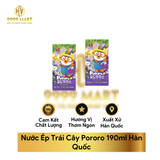  Nước Ép Trái Cây Pororo 190ml Hàn Quốc 