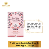  Trà Organic English Tea Shop Sri Lanka Hộp 20 Túi Lọc 