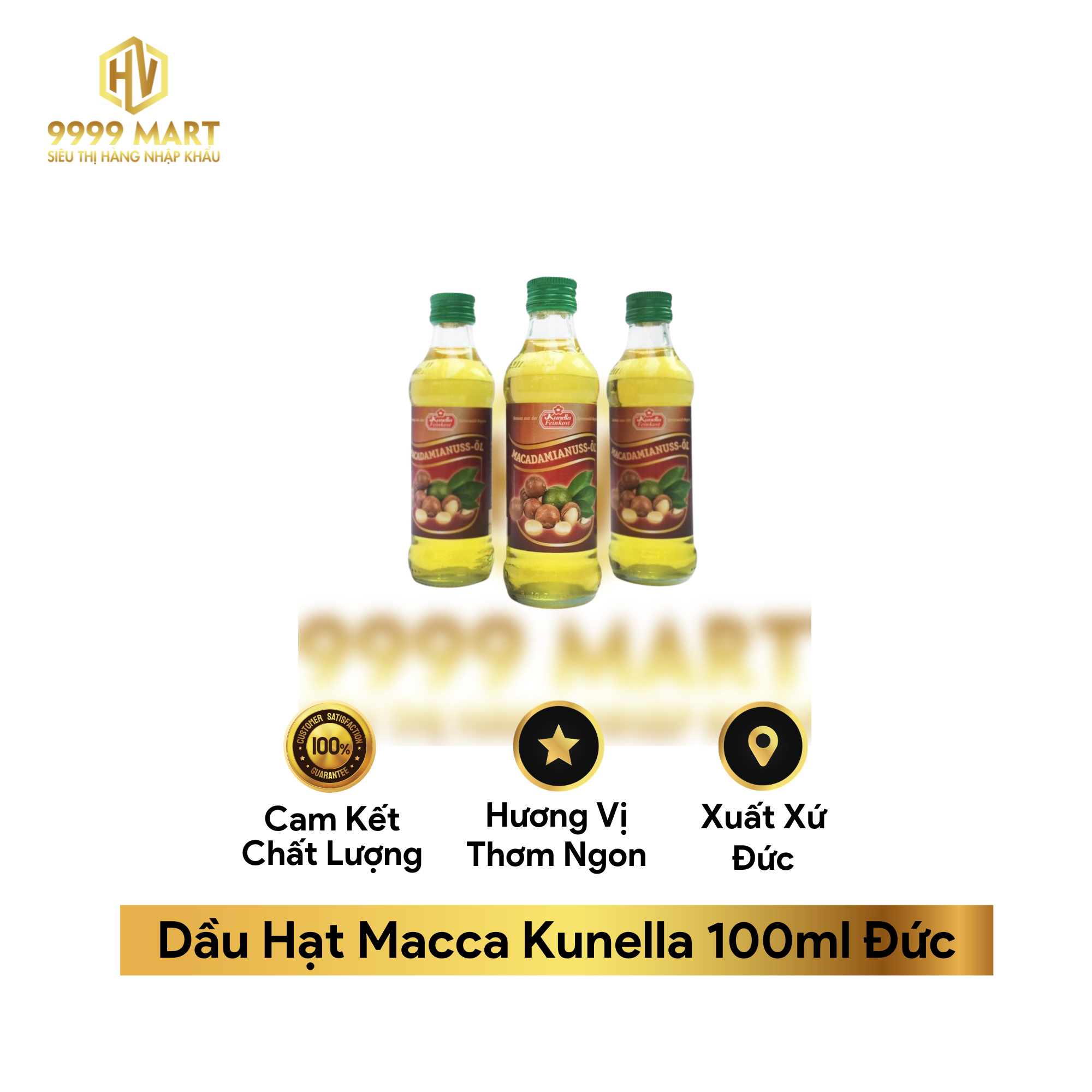  Dầu Hạt Macca Kunella 100ml Đức 