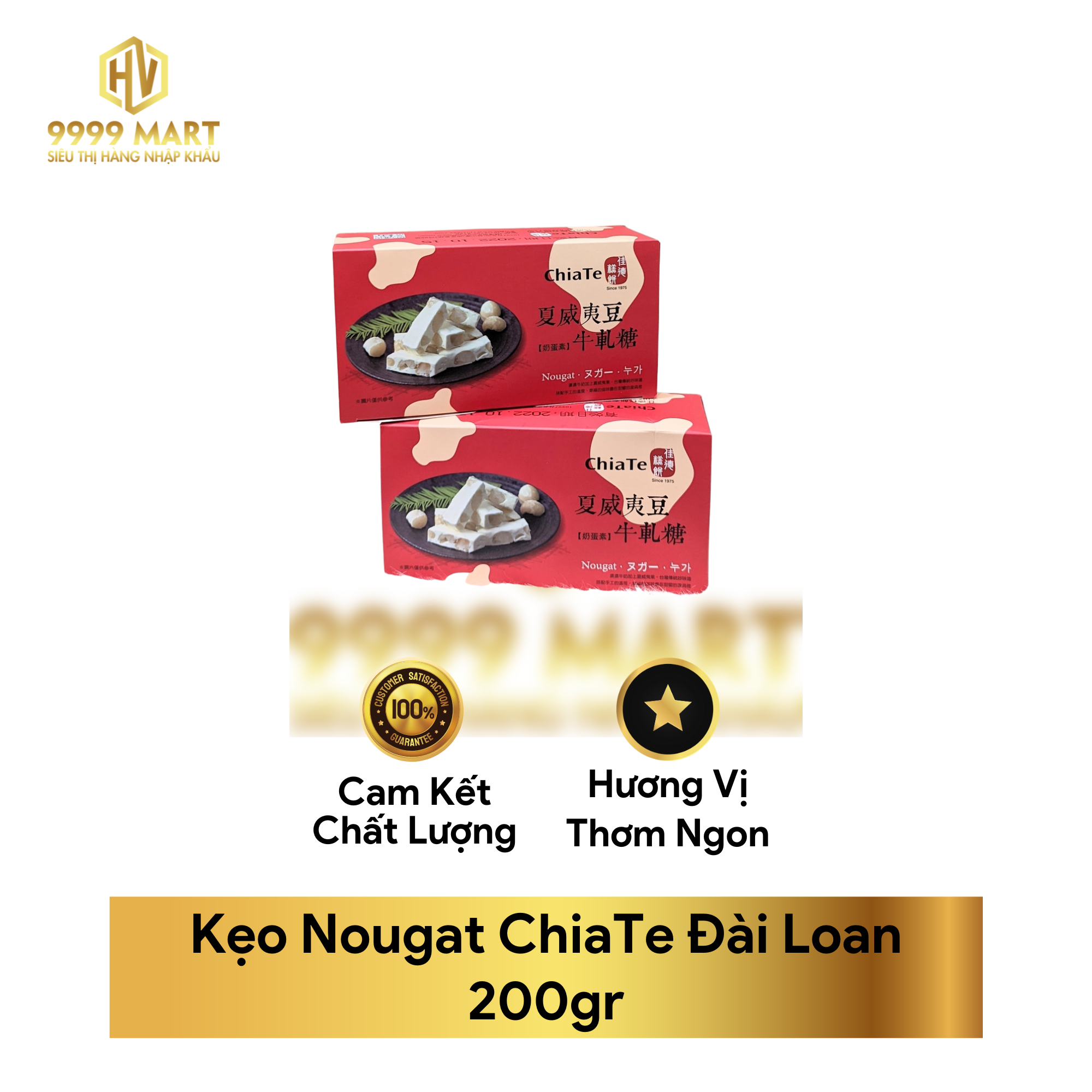  Kẹo Nougat ChiaTe Đài Loan 200gr 