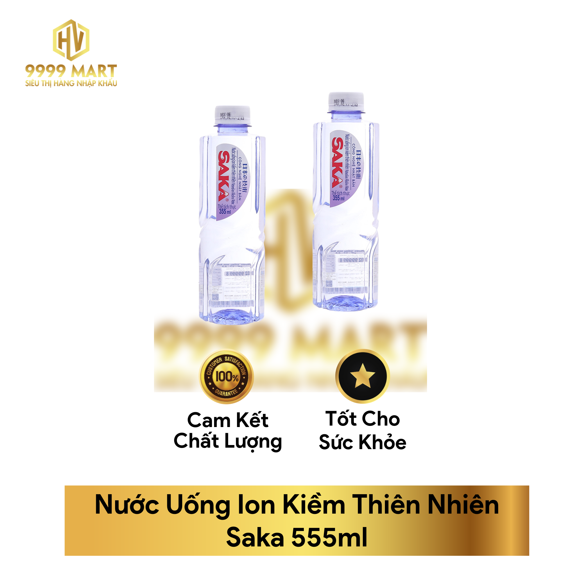  Nước Uống Ion Kiềm Thiên Nhiên Saka 355ml 