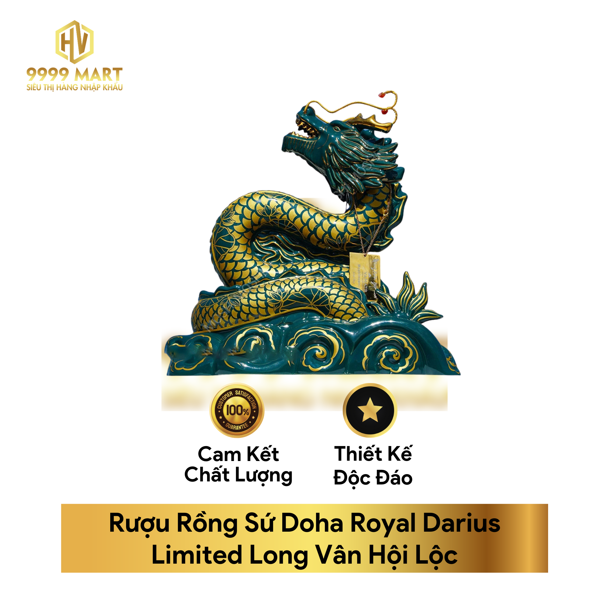  Rượu Rồng Sứ Doha Royal Darius Limited Long Vân Hội Lộc 