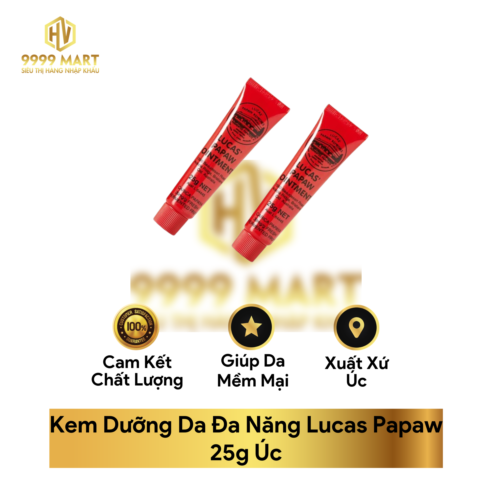  Kem Dưỡng Da Đa Năng Lucas Papaw 25g - Úc 