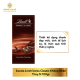  Socola Lindt Swiss Classic Không Nhân Thuỵ Sĩ 100gr 