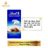  Socola Lindt Swiss Classic Không Nhân Thuỵ Sĩ 100gr 
