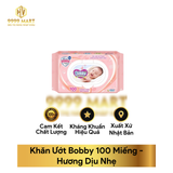  Khăn Ướt Bobby 100 Miếng 