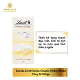  Socola Lindt Swiss Classic Không Nhân Thuỵ Sĩ 100gr 