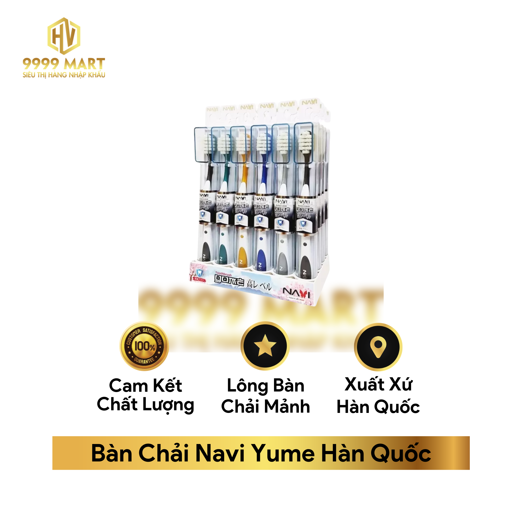 Bàn Chải Navi Yume Hàn Quốc 